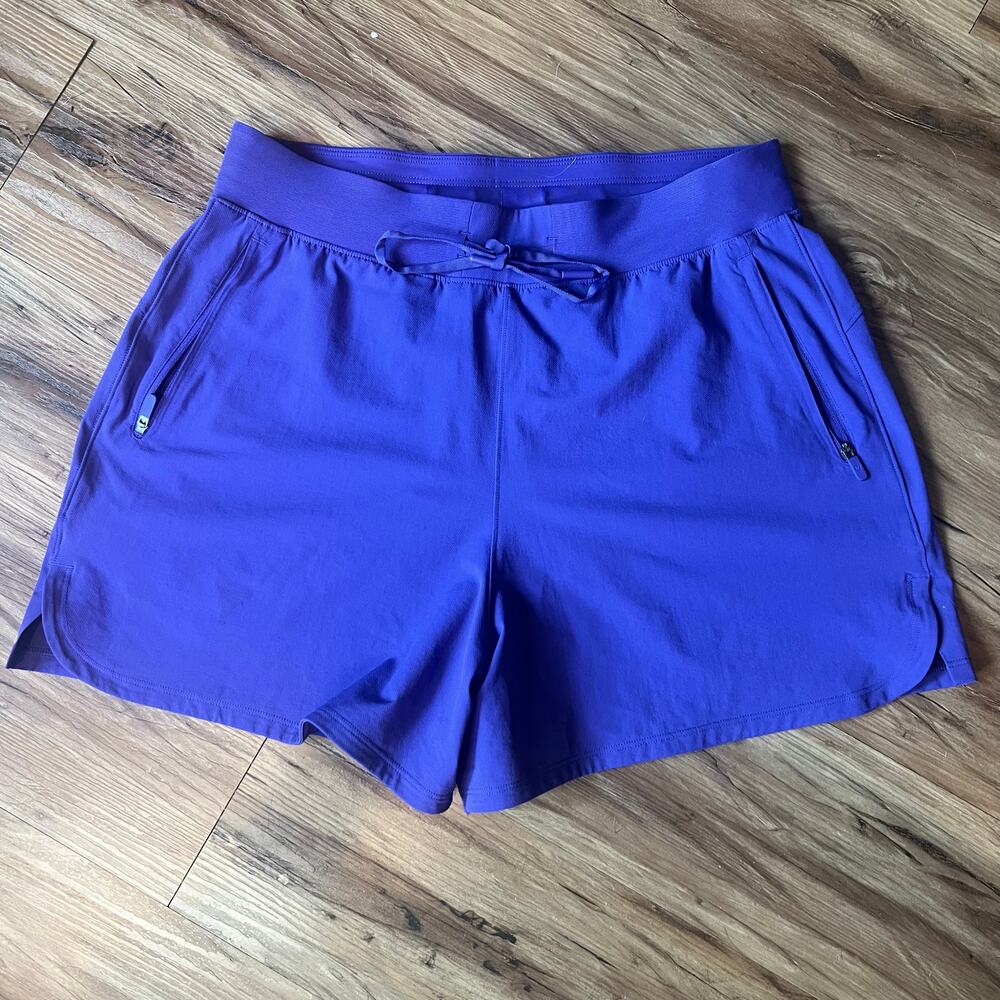 Lululemon Purple High Rise Crossroads  Athletic Running Workout Shorts Size 8